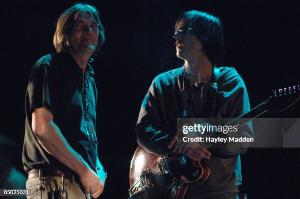 Photo of Anton NEWCOMBE and BRIAN JONESTOWN MASSACRE, Anton Newcombe