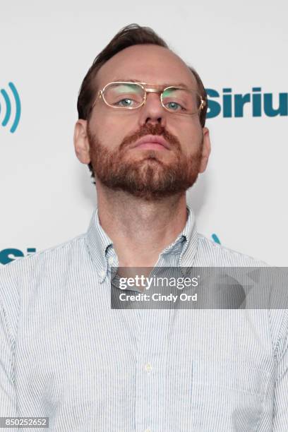 SiriusXM host/ author Rude Jude poses for a photo at the SiriusXM Studios on September 20, 2017 in New York City.