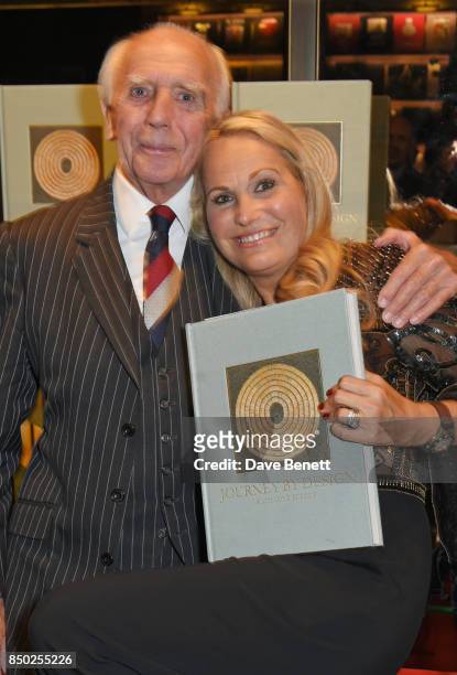 Katharine Pooley and father Robert Pooley attend the launch of new book "Journey By Design" by Katharine Pooley at Maison Assouline on September 20,...