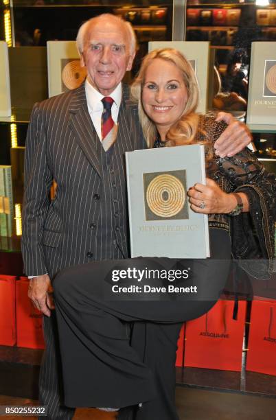 Katharine Pooley and father Robert Pooley attend the launch of new book "Journey By Design" by Katharine Pooley at Maison Assouline on September 20,...