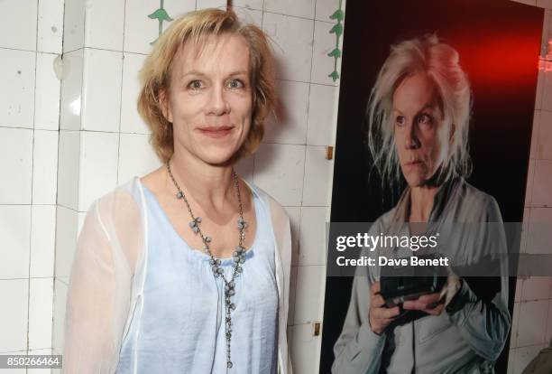 Cast member Juliet Stevenson attends the press night after party for "Wings" at The Young Vic on September 20, 2017 in London, England.