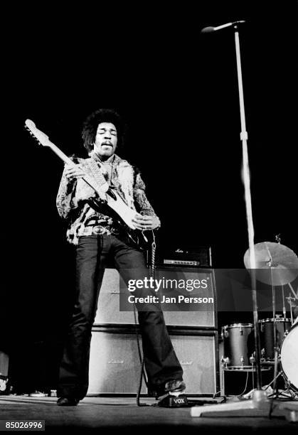 Photo of Jimi Hendrix 4; Jimi Hendrix Falkoner Centret Copenhagen January 10 1969