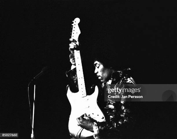 Photo of Jimi Hendrix 8; Jimi Hendrix Falkoner Centret Copenhagen May 21 1967