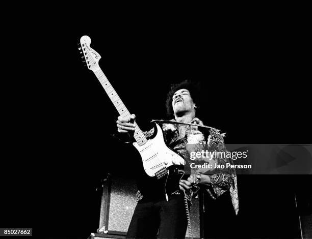 Photo of Jimi Hendrix 9; Jimi Hendrix Falkoner Centret Copenhagen January 10 1969