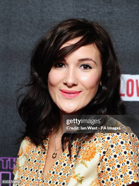 Sarah Solemani arriving for the UK premiere of The Look of Love at the Curzon Soho, London