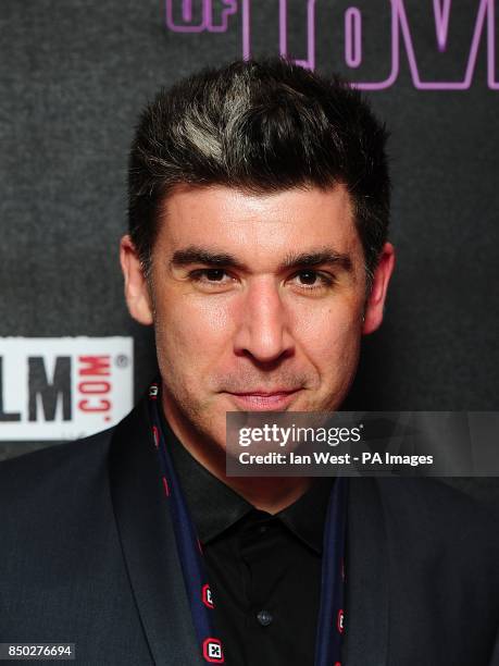 James Lance arriving for the UK premiere of The Look of Love at the Curzon Soho, London