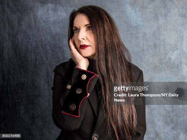 Artist Marina Abramovic is photographed for NY Daily News on April 23, 2017 at Tribeca Film Festival in New York City. CREDIT MUST READ: Laura...