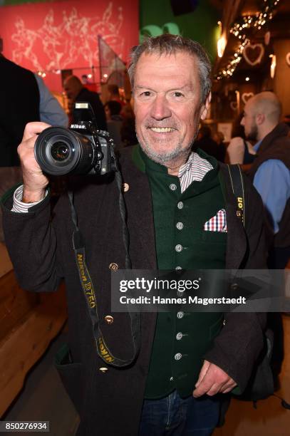 Hansi Kraus attends the Radio Gong 96.3 Wiesn during the Oktoberfest 2017 on September 20, 2017 in Munich, Germany.