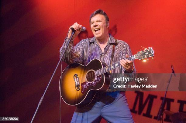 Photo of Marty WILDE, performing live onstage on his 50th Anniversary Tour