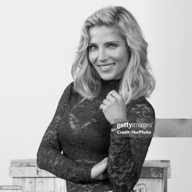 Spanish actress Elsa Pataky presents Women'Secret new campaign on September 20, 2017 in Madrid, Spain.