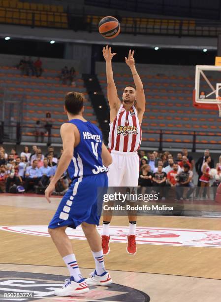 Vassilis Toliopoulos, #4 of Panathinaikos Piraeus during the Turkish Airlines Euroleague Dusan Ivkovic Tribute Game between Olympiacos Piraeus v...