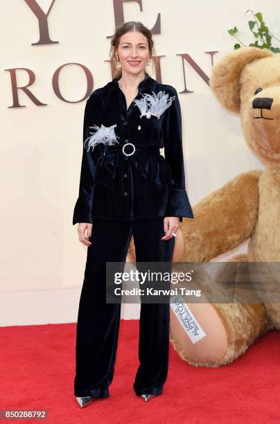 Kelly Macdonald attends the World Premiere of 'Goodbye Christopher Robin' at Odeon Leicester Square on September 20, 2017 in London, England.