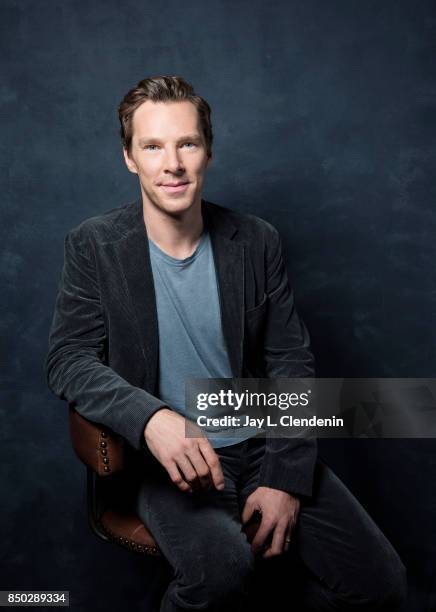 Actor Benedict Cumberbatch, from the film "The Current War," poses for a portrait at the 2017 Toronto International Film Festival for Los Angeles...