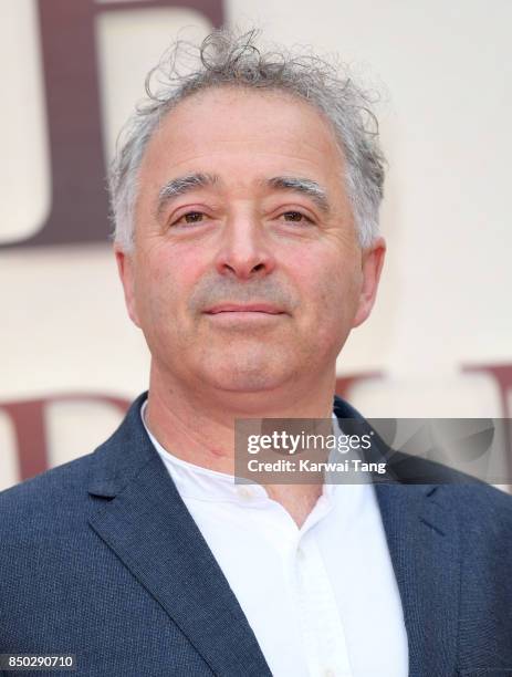 Frank Cottrell-Boyce attends the World Premiere of 'Goodbye Christopher Robin' at Odeon Leicester Square on September 20, 2017 in London, England.