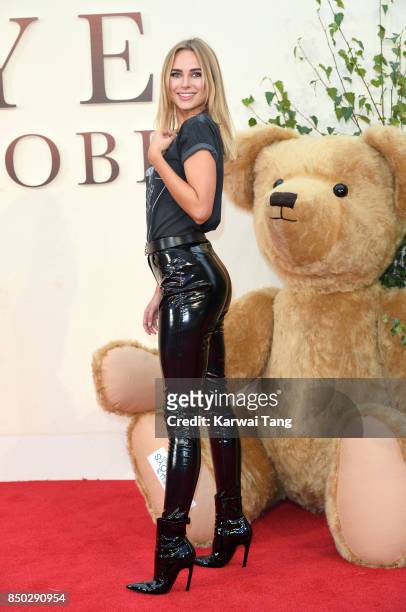 Kimberley Garner attends the World Premiere of 'Goodbye Christopher Robin' at Odeon Leicester Square on September 20, 2017 in London, England.