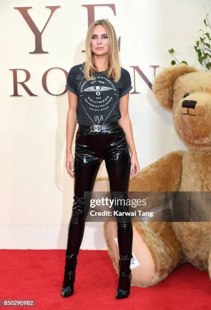 Kimberley Garner attends the World Premiere of 'Goodbye Christopher Robin' at Odeon Leicester Square on September 20, 2017 in London, England.