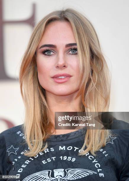 Kimberley Garner attends the World Premiere of 'Goodbye Christopher Robin' at Odeon Leicester Square on September 20, 2017 in London, England.