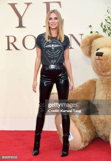 Kimberley Garner attends the World Premiere of 'Goodbye Christopher Robin' at Odeon Leicester Square on September 20, 2017 in London, England.