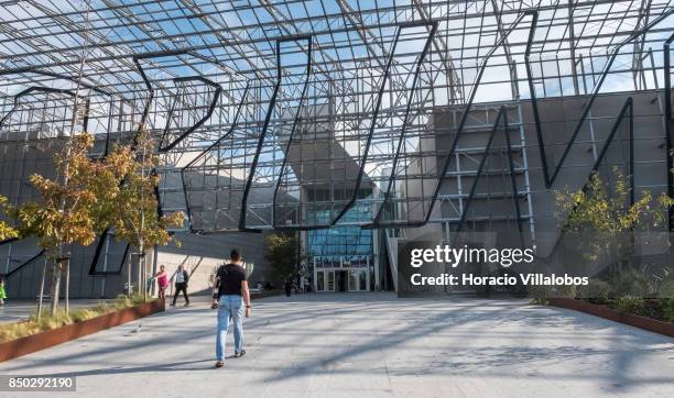 Shoppers seen outside Forum Sintra, one of four commercial centers owned by The Blackstone Group in Lisbon region, on September 20, 2017 in Sintra,...