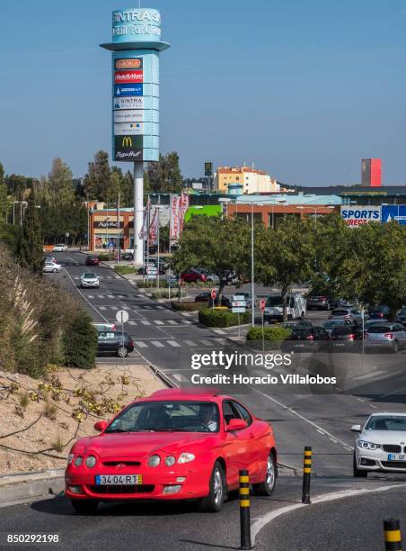 View of Sintra Retail Park, one of four commercial centers owned by The Blackstone Group in Lisbon region, on September 20, 2017 in Sintra, Portugal....