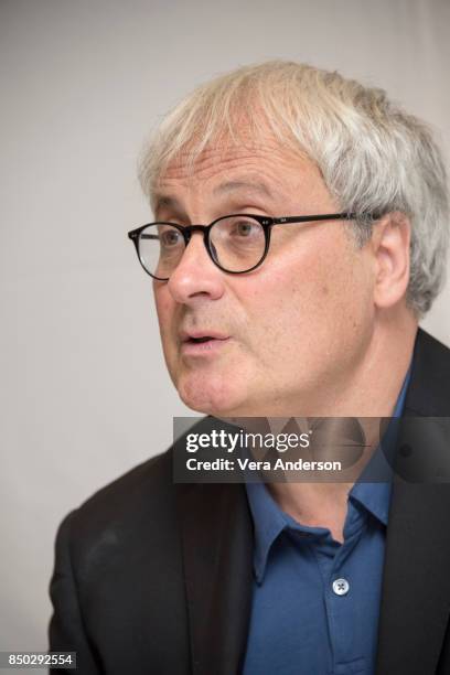 Director Simon Curtis at the "Goodbye Christopher Robin" Press Conference at the Langham Hotel on September 19, 2017 in London, England.