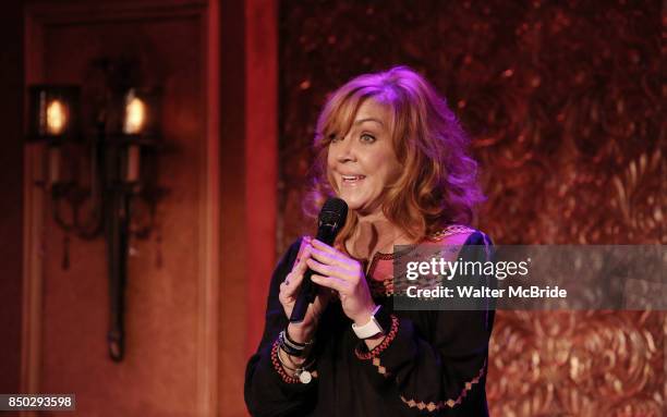 Andrea McArdle previews her show 'An Evening with Andrea McArdle' at Feinstein's/54 Below on September 20, 2017 at Feinstein's/54 Below in New York...