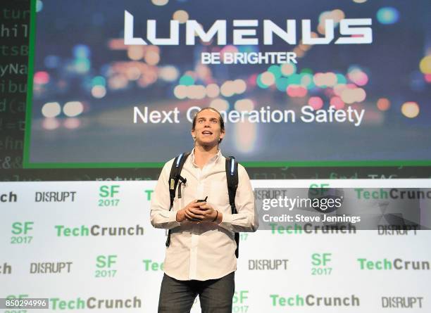 Lumenus Founder Jeremy Wall speaks onstage during TechCrunch Disrupt SF 2017 at Pier 48 on September 20, 2017 in San Francisco, California.