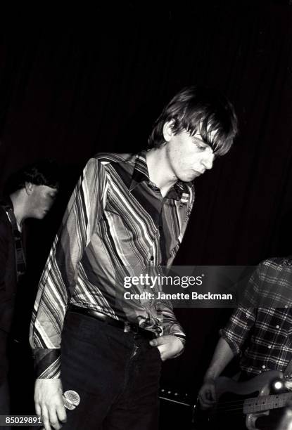 Mark E. Smith performing with The Fall, London, 1978.