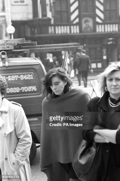 Maureen Starkey, ex-wife of Beatle Ringo Starr, at the High Court, where she is suing her solicitors for negligently handling her affairs in the...