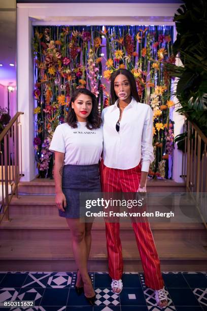 Vanessa Williams and Winnie Harlow take a break from fashion week to celebrate the launch of Kimpton De Witt Amsterdam, Kimpton Hotels & Restaurants'...