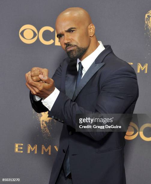 Shemar Moore arrives at the 69th Annual Primetime Emmy Awards at Microsoft Theater on September 17, 2017 in Los Angeles, California.