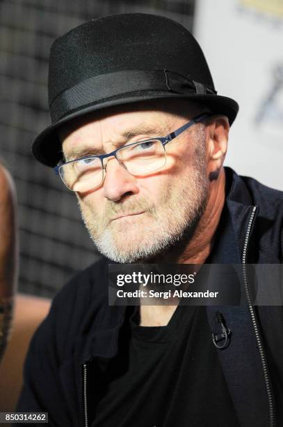 Phil Collins attends Little Dreams Foundation Music Auditions in Design District on September 20, 2017 in Miami, Florida.