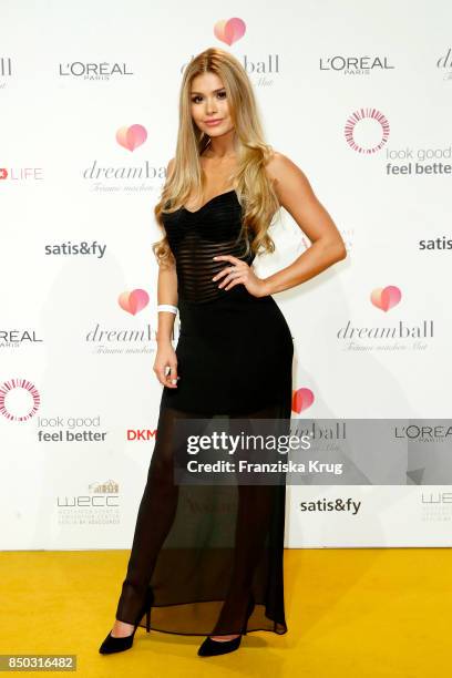 Pamela Reif attends the Dreamball 2017 at Westhafen Event & Convention Center on September 20, 2017 in Berlin, Germany.