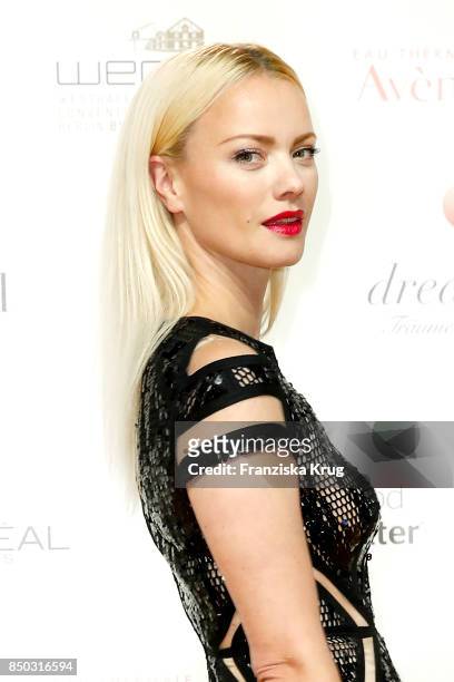 Franziska Knuppe attends the Dreamball 2017 at Westhafen Event & Convention Center on September 20, 2017 in Berlin, Germany.
