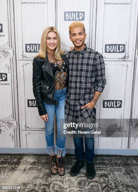 Lindsay Arnold and Jordan Fisher visit Build Series to discuss the 25th season of "Dancing With The Stars" at Build Studio on September 20, 2017 in...