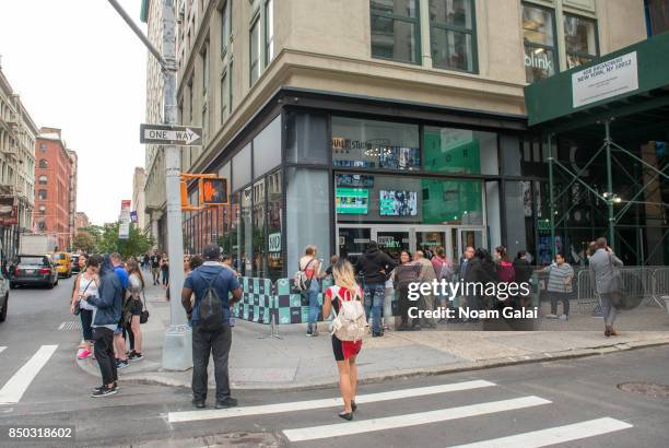 View outside Build Series at Build Studio on September 20, 2017 in New York City.