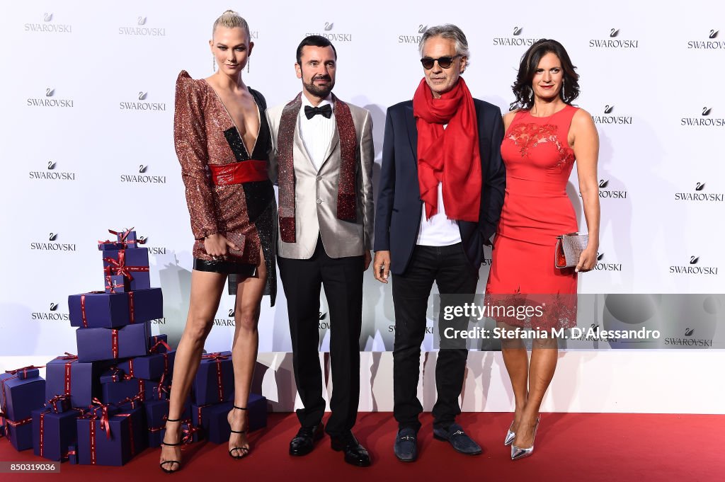 Karlie Kloss , Robert Buchbauer, Andrea Bocelli and Veronica Berti