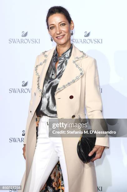 Marpessa Hennink attends Swarovski Crystal Wonderland Party on September 20, 2017 in Milan, Italy.