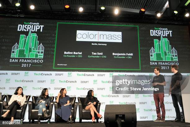 Floodgate Managing Partner Ann Miura-Ko, Cowboy Ventures Founder Aileen Lee, Forerunner Ventures Founder Kristen Green, Aspect Ventures Co-Founder...