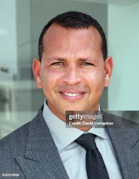 Personality Alex Rodriguez attends the premiere of ABC's "Shark Tank" Season 9 at The Paley Center for Media on September 20, 2017 in Beverly Hills,...