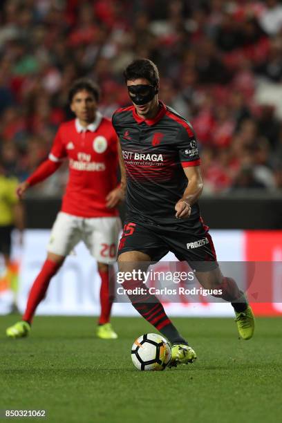 Braga midfielder Nikola Vukcevic from Montenegro during the match between SL Benfica and SC Braga for the Portuguese Taca da Liga at Estadio da Luz...