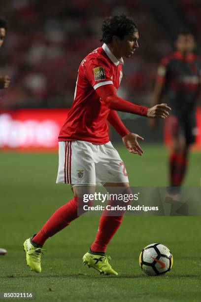 Benfica's midfielder Filip Krovinovic from Croatia during the match between SL Benfica and SC Braga for the Portuguese Taca da Liga at Estadio da Luz...