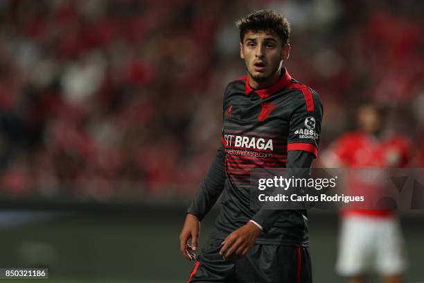 Braga forward Bruno Xadas from Portugal during the match between SL Benfica and SC Braga for the Portuguese Taca da Liga at Estadio da Luz on...