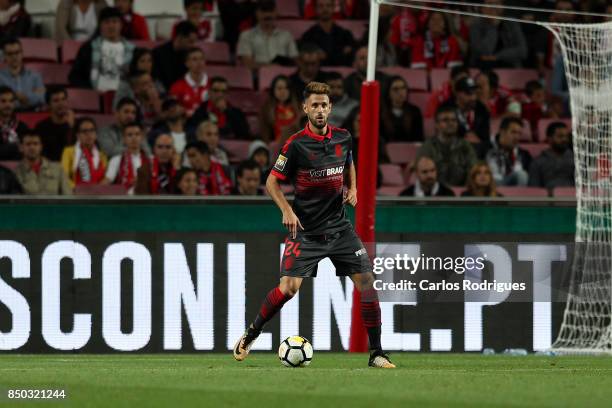 Braga defender Ricardo Ferreira from Portugal during the match between SL Benfica and SC Braga for the Portuguese Taca da Liga at Estadio da Luz on...