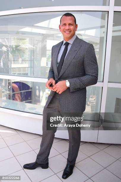 Alex Rodriguez attends the premiere of ABC's "Shark Tank" Season 9 at The Paley Center for Media on September 20, 2017 in Beverly Hills, California.