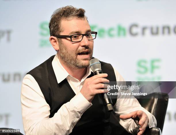 Nest Labs Co-Founder and Chief Product Officer Matt Rogers speaks onstage during TechCrunch Disrupt SF 2017 at Pier 48 on September 20, 2017 in San...