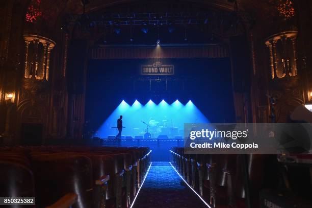 Mumford & Sons performs on stage at Citi Sound Vault with Mumford & Sons at United Palace Theater on September 18, 2017 in New York City.