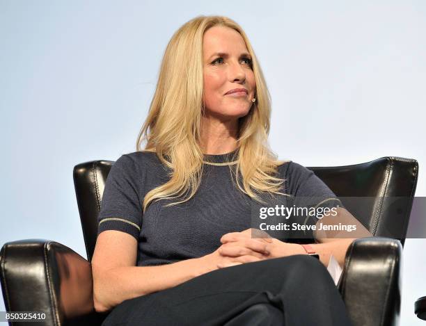 Emerson Collective Founder and President Laurene Powell Jobs speaks onstage during TechCrunch Disrupt SF 2017 at Pier 48 on September 20, 2017 in San...