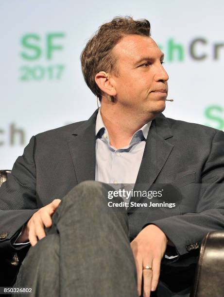 ClassPass CEO Fritz Lanman speaks onstage during TechCrunch Disrupt SF 2017 at Pier 48 on September 20, 2017 in San Francisco, California.