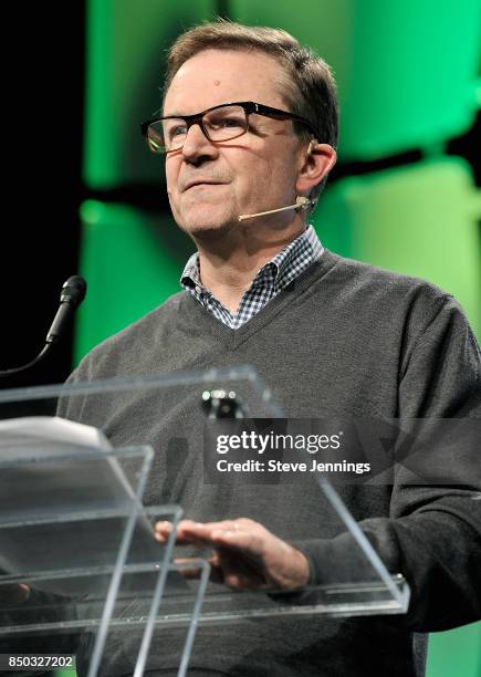 TechCrunch CEO Ned Desmond speaks onstage during TechCrunch Disrupt SF 2017 at Pier 48 on September 20, 2017 in San Francisco, California.